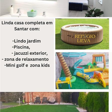 Casa Incrivel Refugio Lieva ,Piscina , Jacuzzi Exterior E Zona Kids Apartment Nelas Bagian luar foto